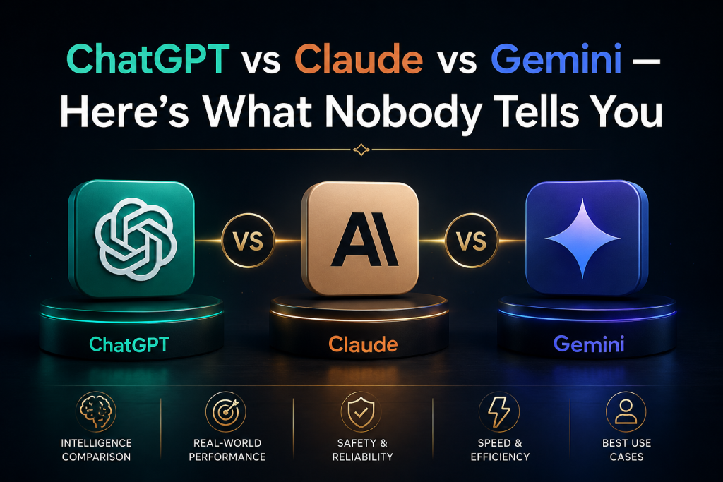 ChatGPT vs Claude vs Gemini